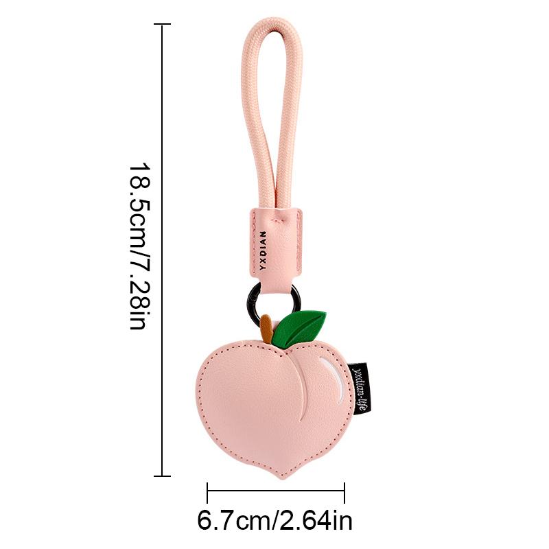 Женщины Девушки Подвеска Декоративная Имитация Фруктов DIY PU Кожа Моды Мультфильм Сумка Украшения Подарочные Аксессуары