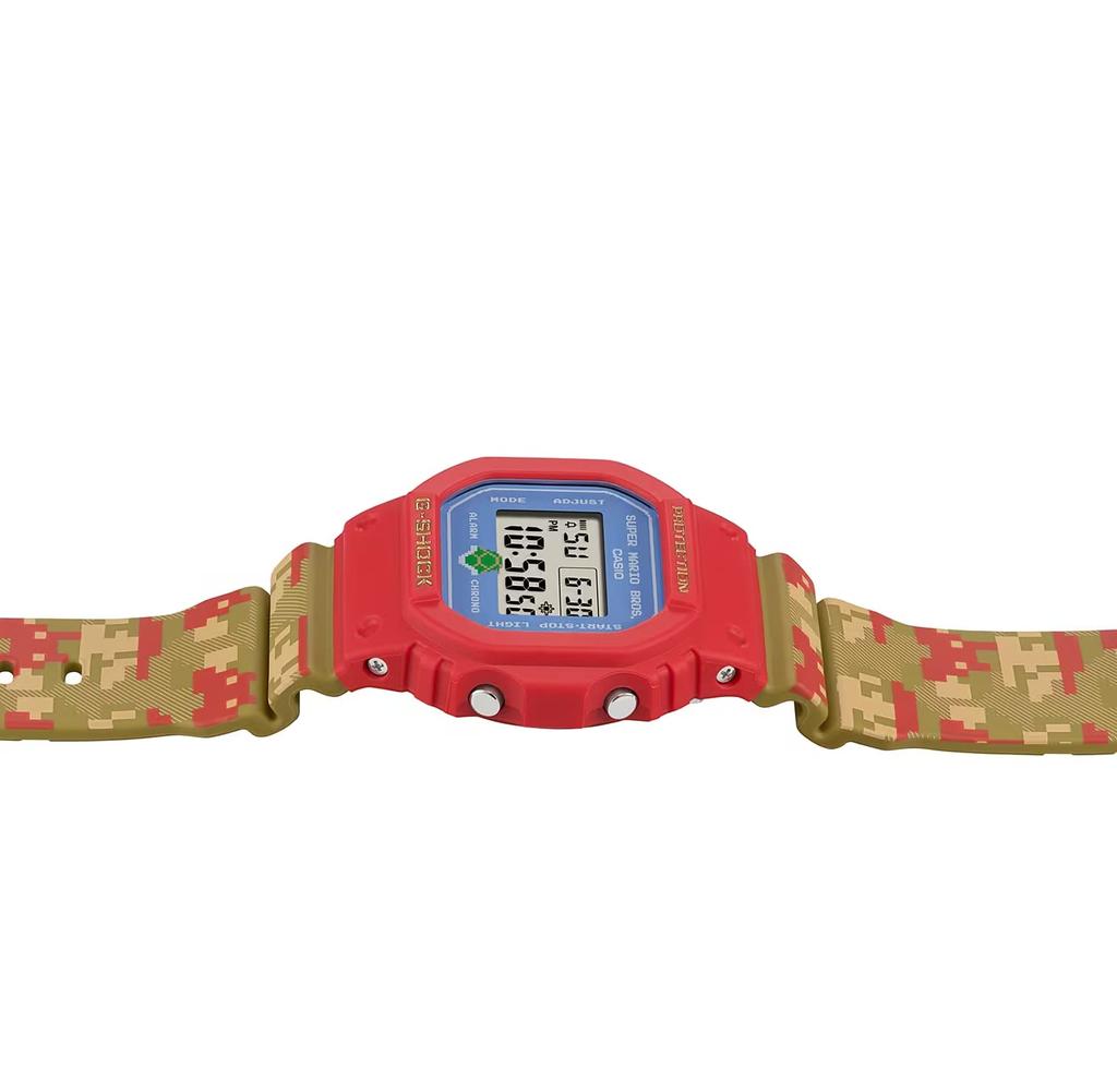 CASIO G-SHOCK SUPER MARIO BROTHERS Collaboration Limited Edition Мужские часы Красный Синий DW-5600SMB-4