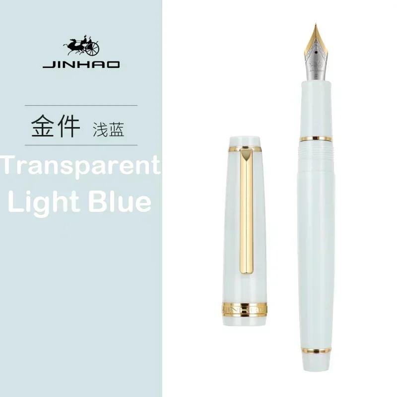 Перьевая ручка Jinhao 82 с золотой отделкой, акриловый корпус, тонкое перо для письма, каллиграфии, подписи, школьные и офисные принадлежности, канцелярские товары