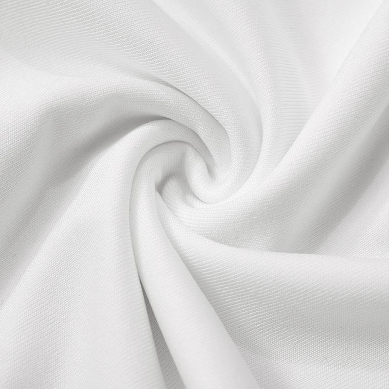 Sexy Women High Split Fashion Party Evening Night Club Wrap Y2K White Dress Summer Sleeveless Casual Beach Dresses