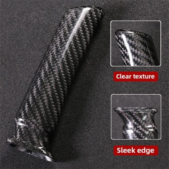 For Subaru BRZ Toyota 86 Hard Carbon Fiber Car Handbrake Grip Cover Replace Trim