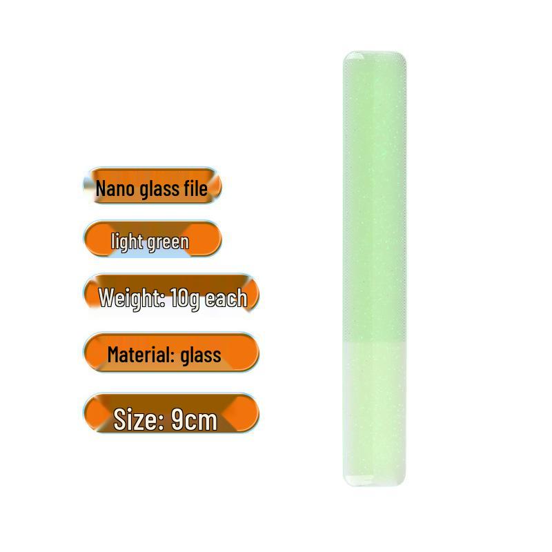 В наличии Стеклянная пилочка для ногтей - Инструмент для полировки, шлифовки и придания блеска для маникюра