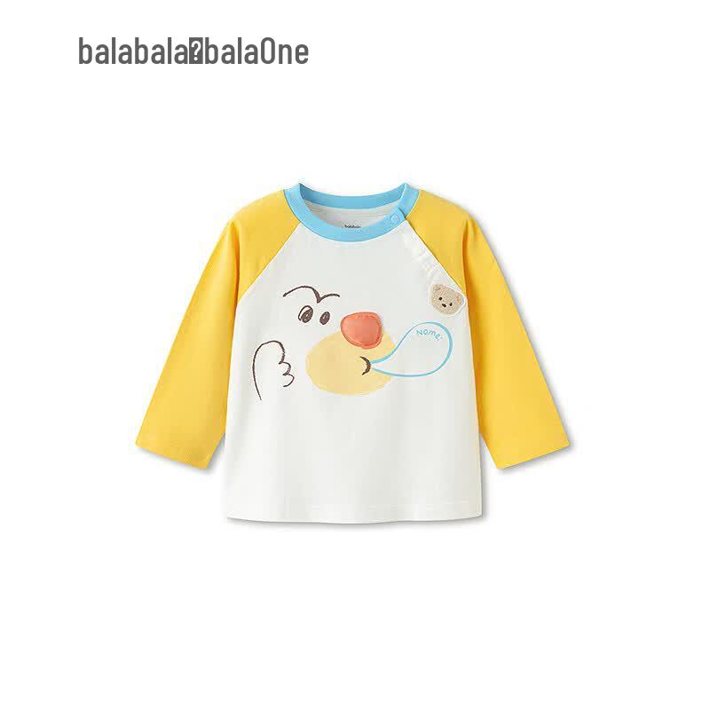 Balabala Kids' Pure Cotton Long Sleeve T-Shirt