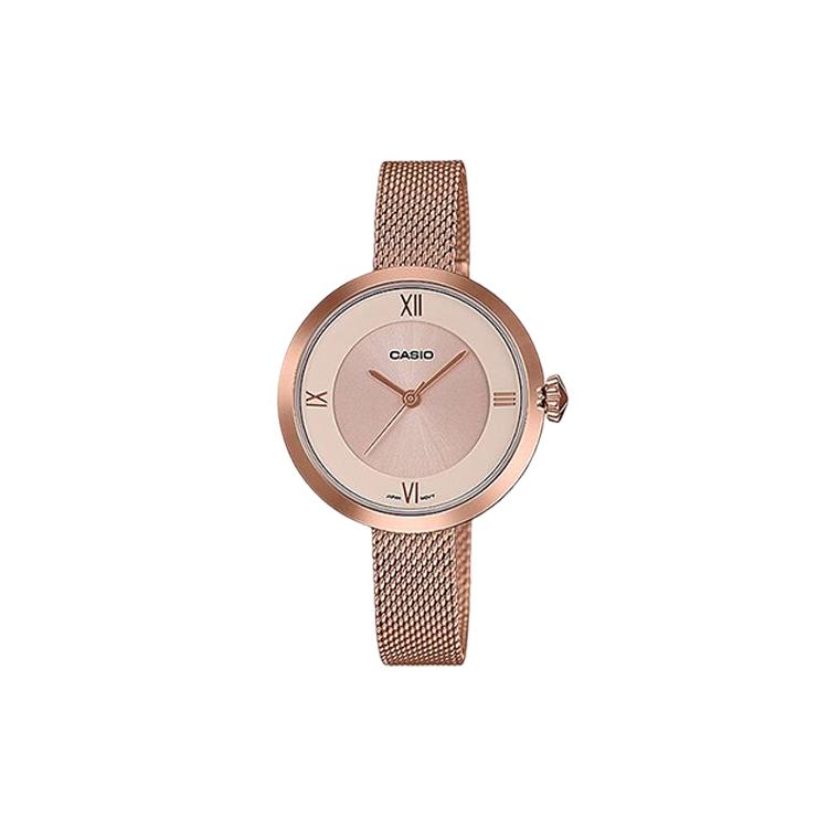 Casio Женские стандартные часы 31,5 мм, золотые, серия LTPE154MPG-4A LTPE154MPG-4A
