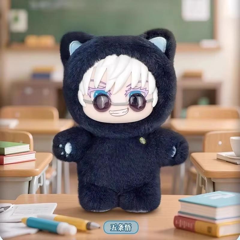Горячая Предпродажа Оригинальный Eaki Jujutsu Kaisen Сезон 2 Парк Кошек Вечеринка Годжо Сатору Слепая Коробка Плюшевая Кукла Брелок Модель Коллекция