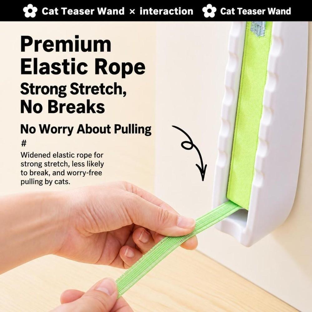 Fully Automatic Electric Cat Teaser Automatically Tightens Flying Rope Cat Toy Relieve Boredom