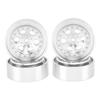 4pcs 1.3 Inches Wheels Rim Aluminum Alloy 6 Holes Wheel Rim Hubs for Traxxas TRX4M 1 18 RC Crawler