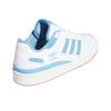 Adidas Forum Low CL White Light Blue Gum Unisex Sneakers Cloud-White Team-Light-Blue IH7832
