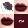 Zipped Lip Lipstick Lazy Lip Shape Lipstick Does Not Fade Mist Face Makeup Matte Velvet Lipstick Big Red Lipstick