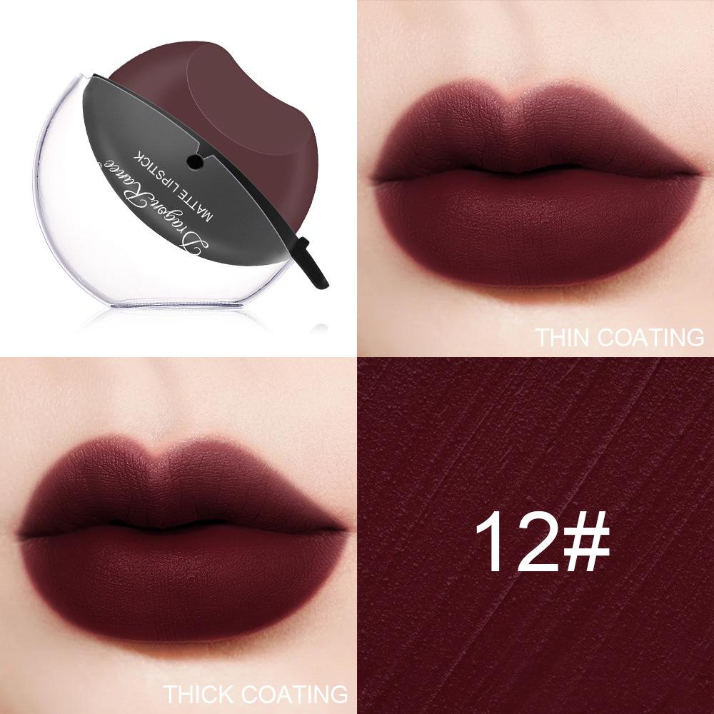 Zipped Lip Lipstick Lazy Lip Shape Lipstick Does Not Fade Mist Face Makeup Matte Velvet Lipstick Big Red Lipstick