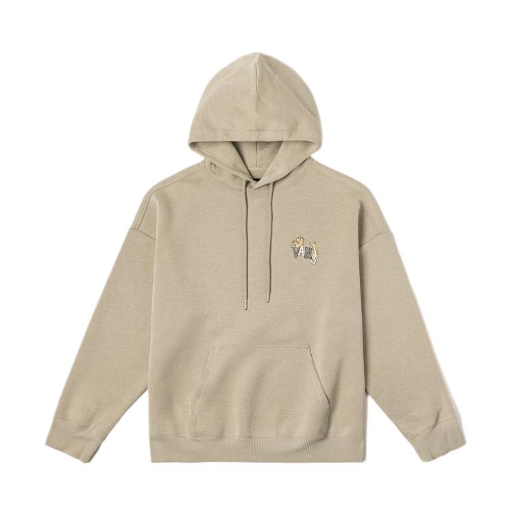 Vans Модные удобные прочные универсальные толстовки с капюшоном унисекс хаки VN000NEBZUJ1