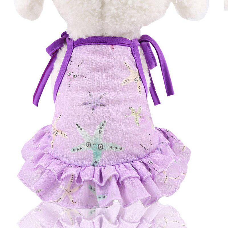 Летняя модная майка или платье с оборками с фруктовыми принтами на выбор для собак