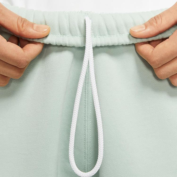 Nike Logo Fleece Cuffed Casual Sports Pants Women Pants Frosted-Light-Green DA2255-321