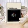 S-Subnauticas Игра Классические Винтажные Постеры Винтажный Декор Комнаты Домашний Бар Кафе Декор Скандинавский Домашний Декор