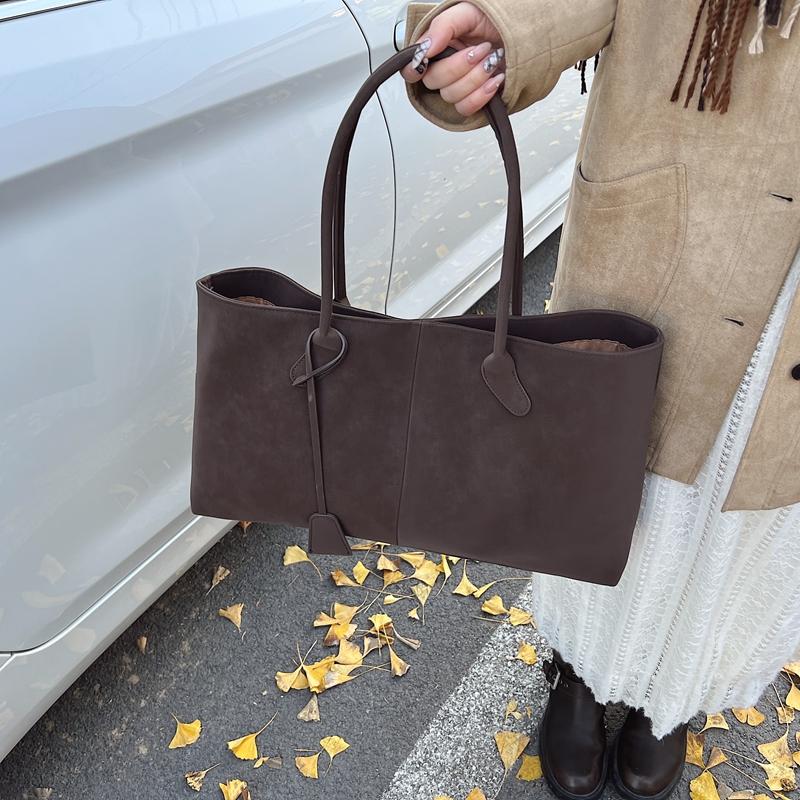 Большая вместительная фланелевая сумка-тоут, женская сумка высокого класса на одно плечо с уникальным дизайном