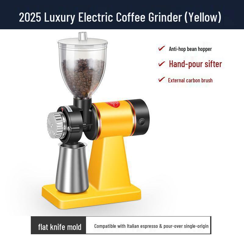 Electric Coffee Bean and Powder Grinder for Household Drip Brewing