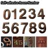 1 PC 0-9 Numeral  ABS Plastic Self-adhesive Door Plates Address Sign Room Number Digits Sticker