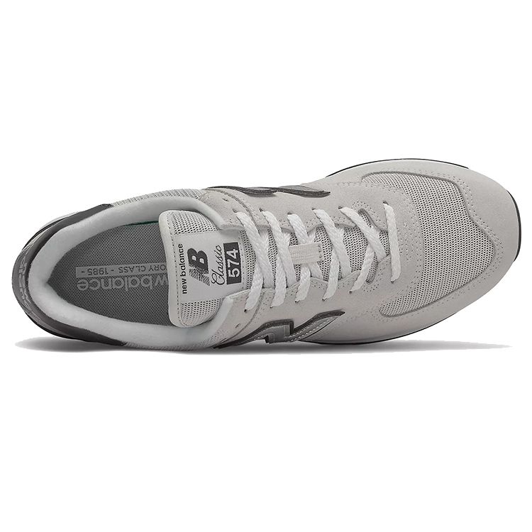 New Balance 574 Классная Коллекция История Белый Серебристый Черный ML574BH2 Мужские Ретро Беговые Кроссовки для Повседневной Жизни