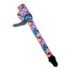 Get'm Get'm Good Vibes 2 Guitar Strap, Groovy Flowers