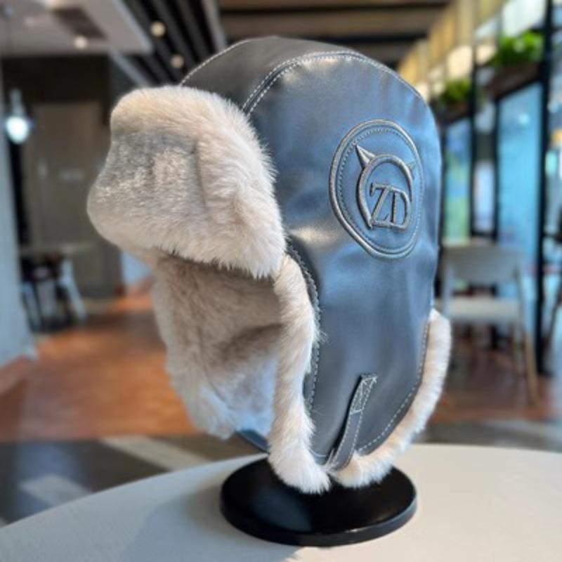 Шапка Thunderbolt женская осенне-зимняя утепленная плюшевая кепка из искусственной кожи для катания на лыжах, защиты ушей от холода, кепка для полетов для мужчин