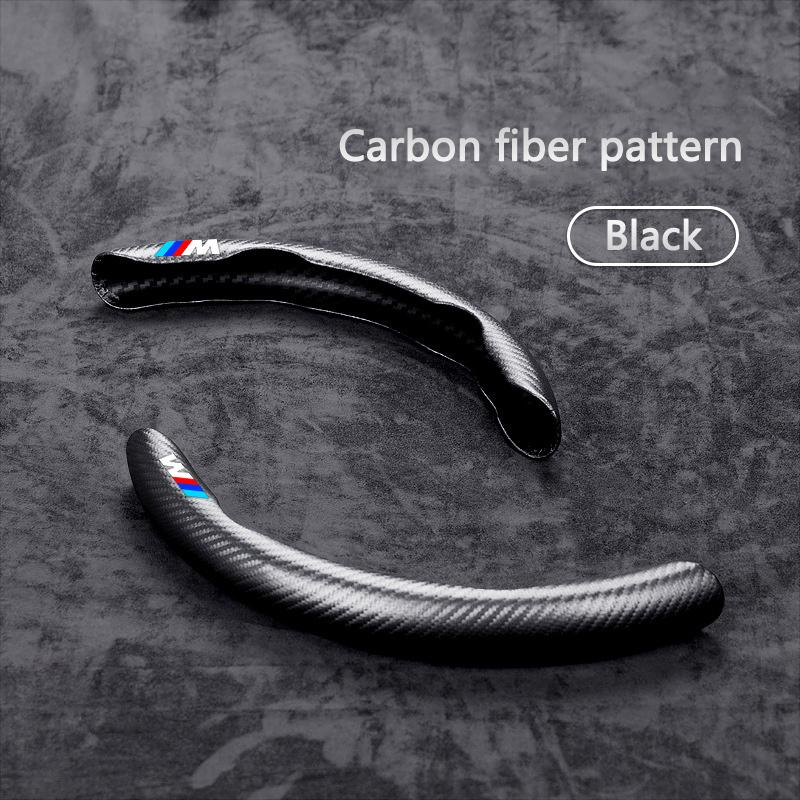 Carbon Fiber Car Steering Wheel Cover Non-slip Cover Auto Steering Wheel Handle Booster Protective Cover For BMW M F20 E83 E90