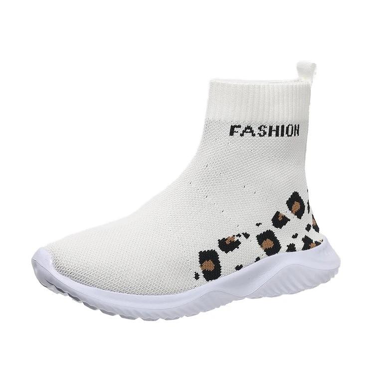 Новая дизайнерская обувь для женщин Кроссовки-носки с высоким верхом Женская модная спортивная обувь Женская сетчатая дышащая обувь для бега и ходьбы