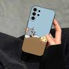 Чехол для телефона Tom and Jerry для Samsung S25, S24, S21, S22, S23, S30, Ultra, S20, Plus, Fe, Мягкий силиконовый черный чехол