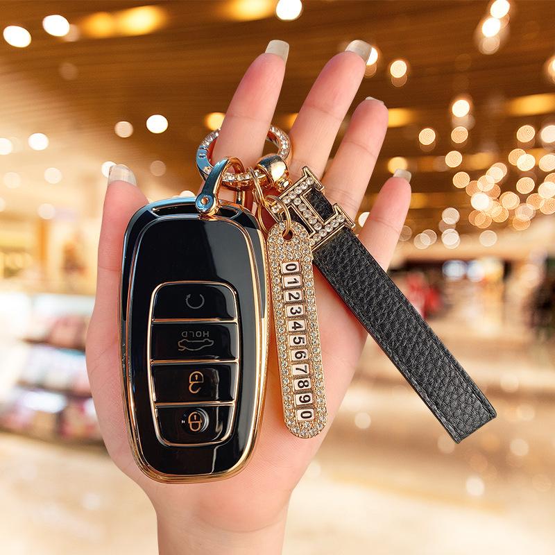 Подходит для комплекта ключей Hongqi h5 23 h9 hs7 накладка h7 пряжка eqm5 специальный e-hs3 высококлассный hs5 автомобиль для мужчин и женщин