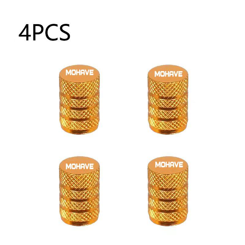 AABJC1 4pcs For KIA MOHAVE Car Wheel Tire Valve Caps Tyre Stem Covers Airdust Waterproof Accessories