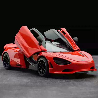 Новая карта скорости Tsc 1:18 Модель автомобиля Mclaren 750s из сплава, имитация спортивного автомобиля, статичный коллекционный ornament для автомобиля
