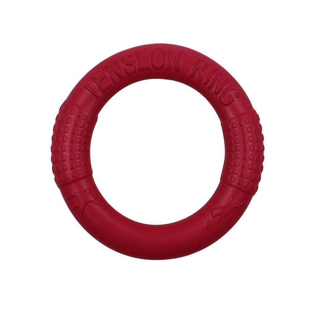 Игрушки для собак для больших собак, интерактивное тренировочное кольцо, съемник, устойчивый для собак, летающие диски для домашних животных, игрушечное кольцо для собак 18 см