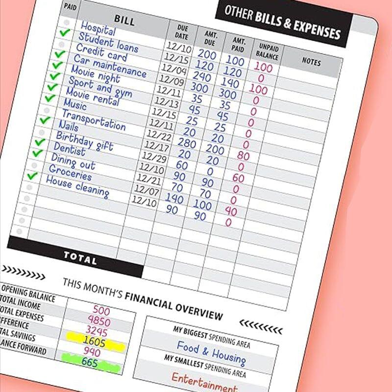 Блокнот для отслеживания клестов: Книга учета сбережений и bookkeeping