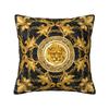 Rococo Kaleidoscopic Floral Cushion Cover 45x45cm European Baroque Art Velvet Nordic Throw Pillow Living Room Decoration