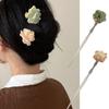 Ципао Заколки для волос в форме цветка Нежная палочка для волос Китайский стиль Шпильки для шиньона для женщины Девушки Свадебные аксессуары для волос