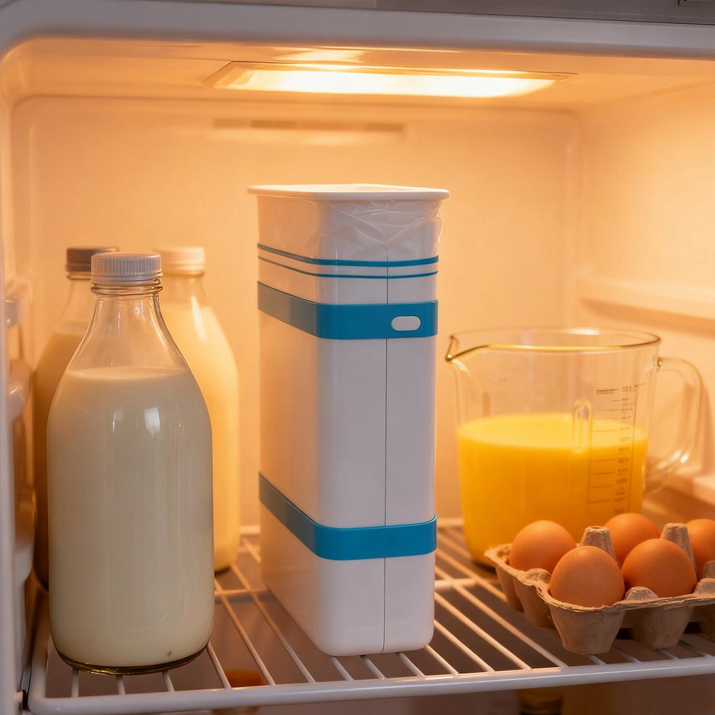 Silicone Freezer Block Maker Vertical Soup Rack Design Baby Food Storage Leak-Proof Silicone Food Bag Containers