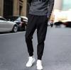 Мужские теплые флисовые узкие спортивные штаны - повседневные толстые прямые длинные брюки на осень/зиму