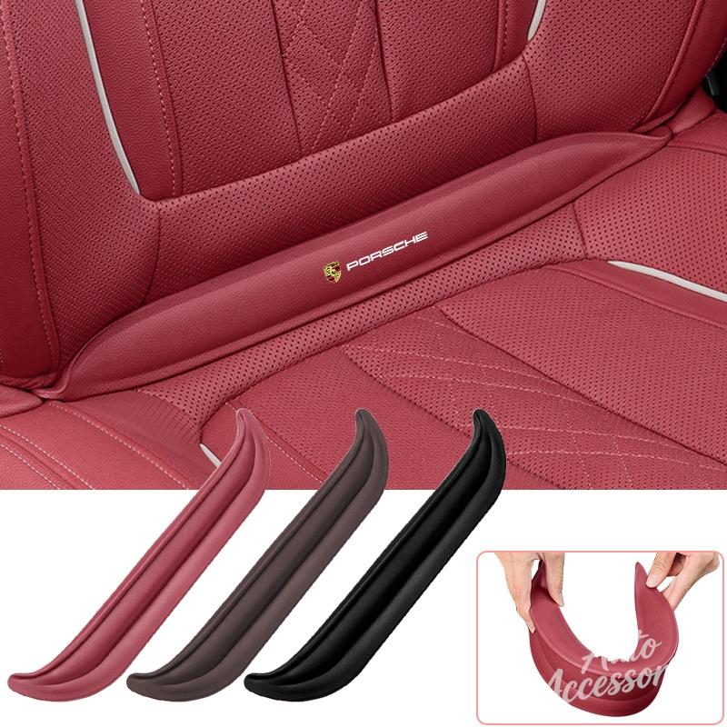 Leather Car Seat Gap Filler Auto Gap Dustproof Protector For Porsche 911 Cayenne Cayman Panamera Macan Taycan Boxster Carrera-GTEL1