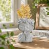 Home Decor Flower Pot Resin Desktop Ornaments Creative Girl Shape Flowerpot  DIY Handmade