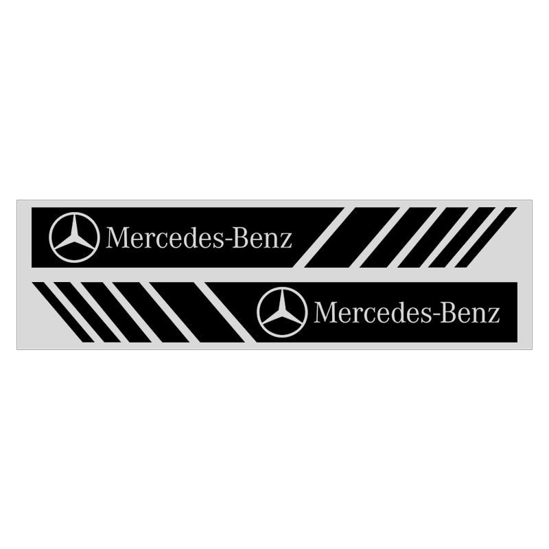Наклейка на зеркало заднего вида автомобиля Автомобильная наклейка-полоса на боковую часть кузова Декорация для Mercedes Benz AMG GLC GLE CLA W204 W205 W203 W211 W212 W213