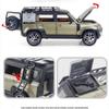 Масштаб 1/24 Land Rover Defender SUV, металлический литой под давлением игрушечный автомобиль из сплава, модель автомобиля со звуком и светом для мальчиков, детей, подарок, транспортные средства, коллекция хобби
