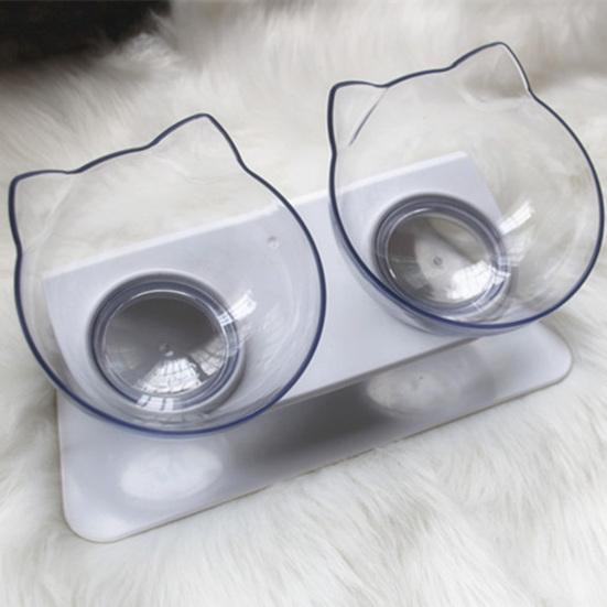 Нескользящая миска для домашних животных, большое пространство с приподнятой подставкой, двойная миска для кошек и собак, подача воды для домашнего использования