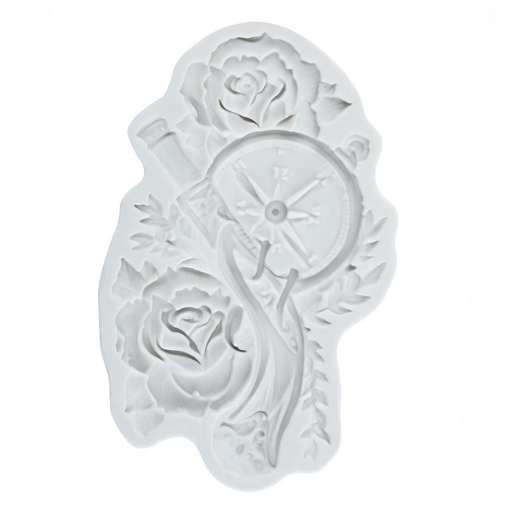 Формы из силикона Охотник Пистолет Олень Собака Сова Птица Часы Форма для мастики Инструменты для украшения торта Топпер для кексов Конфеты из шоколада Ремесло Жевательная паста Полимерная глина