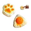 Набор из 2-х мягких игрушек «Лапки кошки» для рисовых шариков, с ощущением воды, сжимаемые и эластичные, милые кошачьи лапки, сжимаемая пена с эффектом памяти, мягкие на ощупь, для снятия стресса, еда
