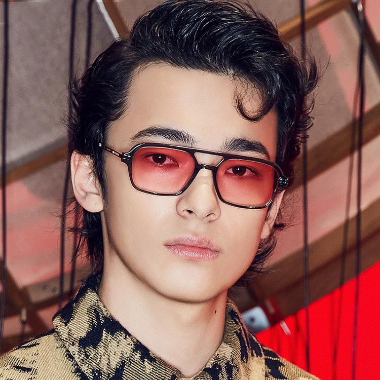 Vintage Retro Square Sunglasses Women Brand Vintage Travel Small Rectangle Sun Glasses For Female Men Women Double Beam Glasses