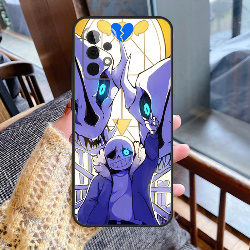 Чехол для игры Undertale Sans для Samsung Galaxy A55 A35 A15 A56 A36 A26 A16 A06 A54 A34 A14 A13 A53 A12 A22 A32 A52