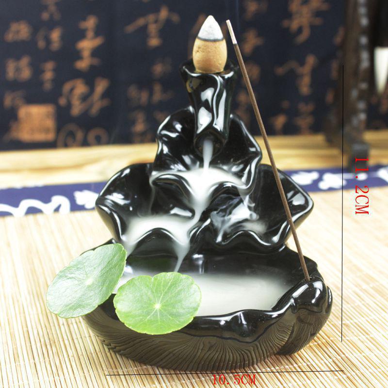 Buddha Hand Ceramic Backflow Incense Burner Aromatherapy Ornament