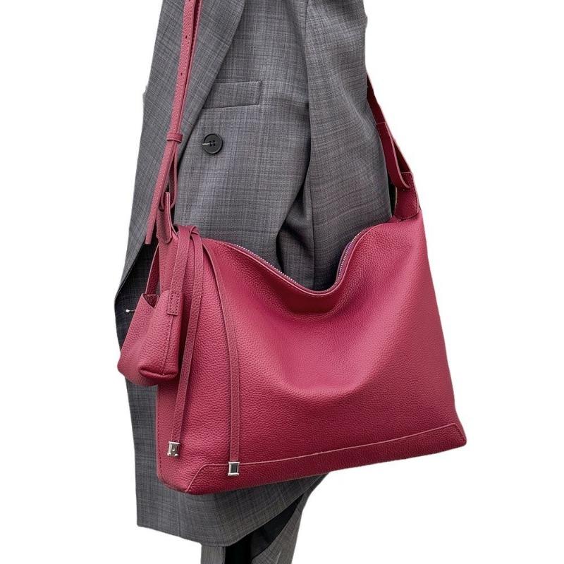 Сумка-тоут из натуральной кожи с верхним слоем, большая вместимость, модная сумка через плечо для женщин