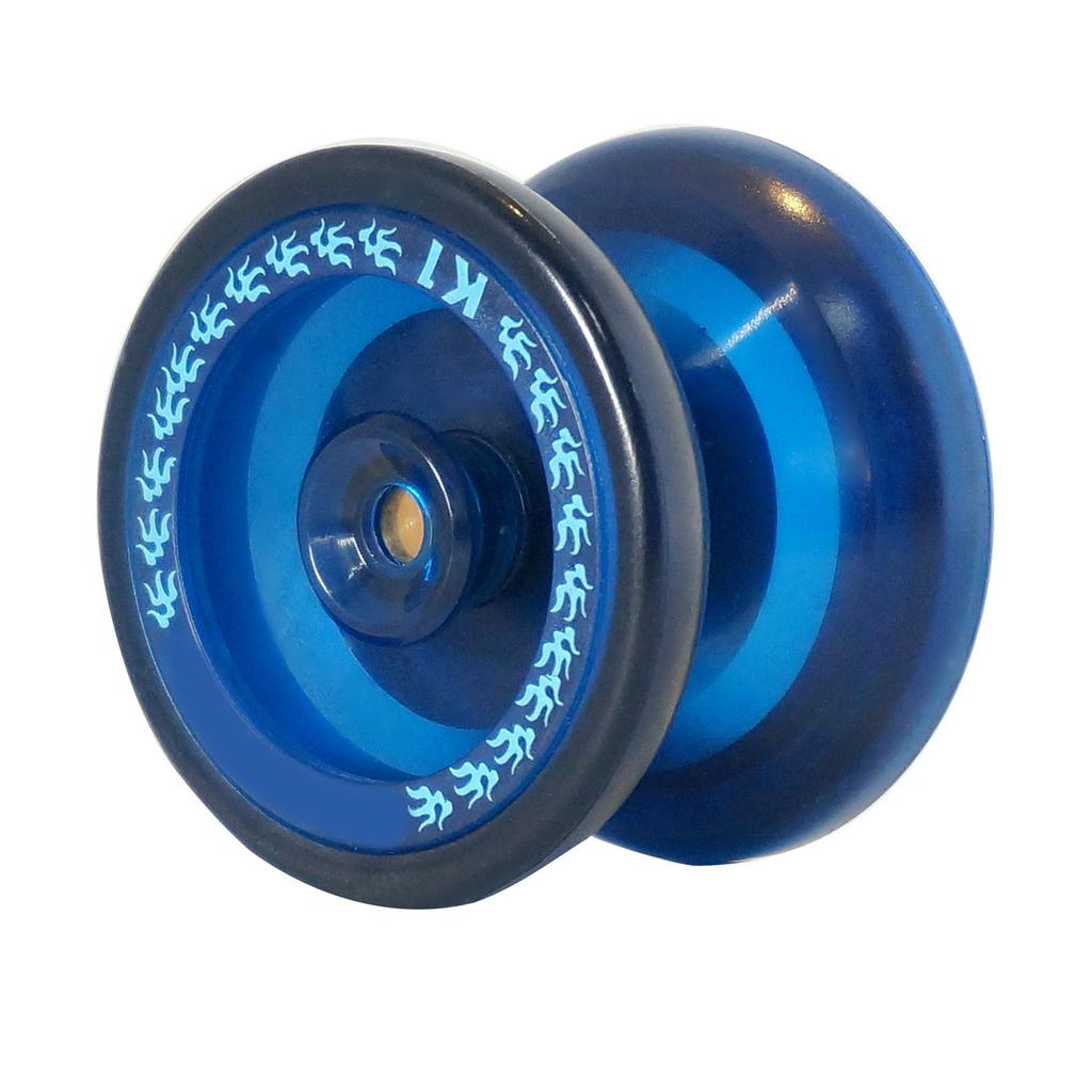 Yo Yo Ball Dark Blue Improve Hand Eye Coordination Plastic Yoyo Ball Toy for Daily Entertainment