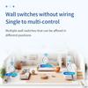433MHz E27 Lamp Holder Smart Wireless Remote Control Switch Mini Round Button Wall Panel Switch LED Bulb Lighting For Bedroom
