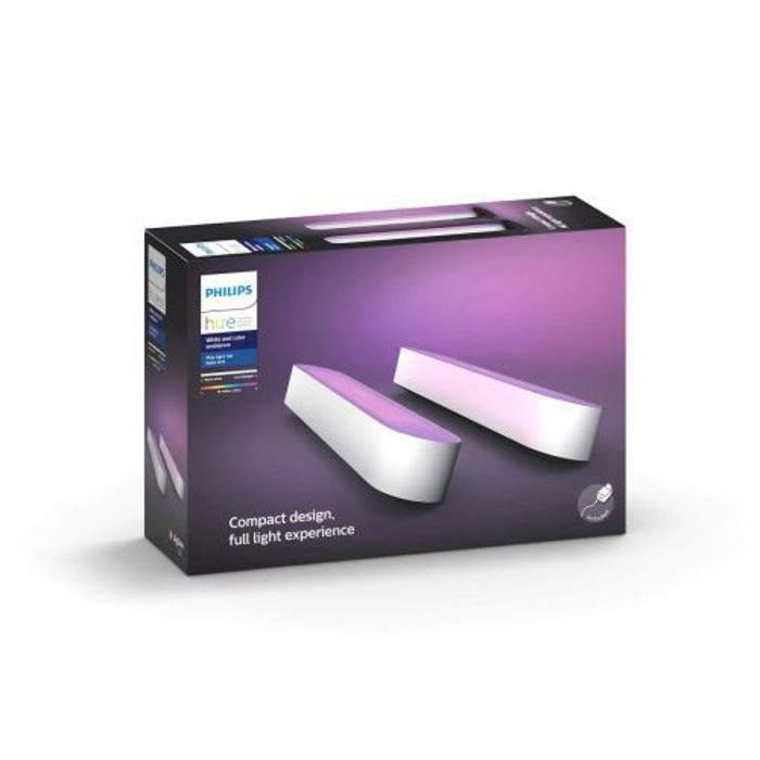 Philips Hue Play Pack x2 - Blanc - LED compatible Bluetooth - Lumière connectée